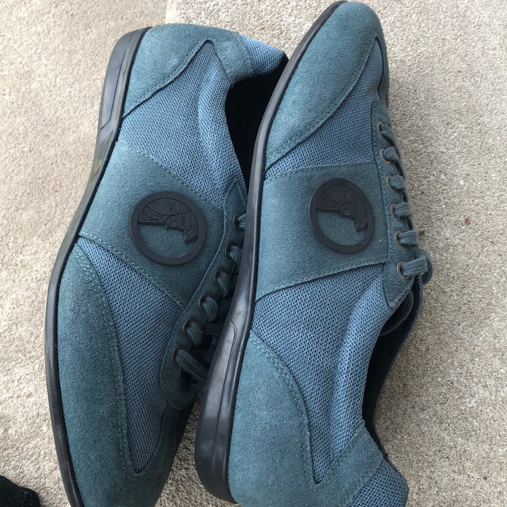 Versace Green Casual Shoes Sneakers Medusa Size 11